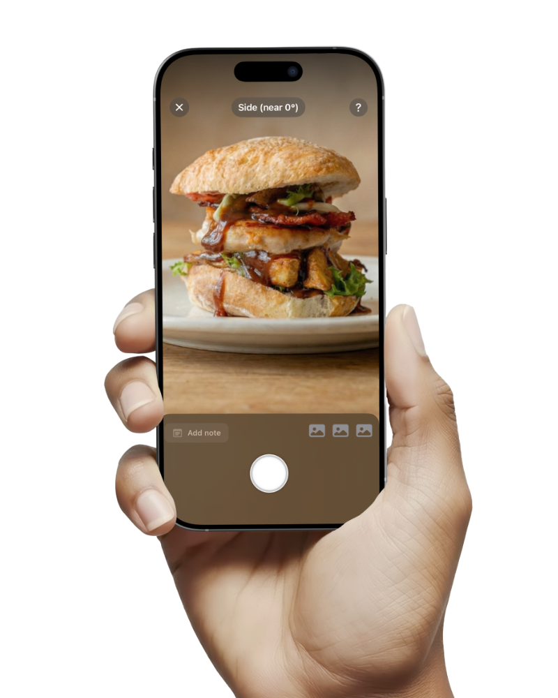 Carbetic scanning a meal in 3D